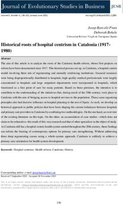 Historical roots of hospital centrism in Catalonia (1917- 1980)