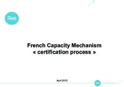 French Capacity Mechanism " certification process " - April 2015 - Portail clients RTE