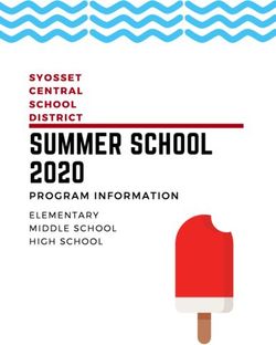 SUMMER SCHOOL 2020 - Syosset Central School District