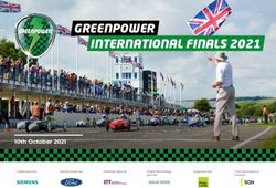 GREENPOWER INTERNATIONAL FINALS 2021