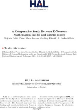 A Comparative Study Between E-Neurons Mathematical model and Circuit model - HAL