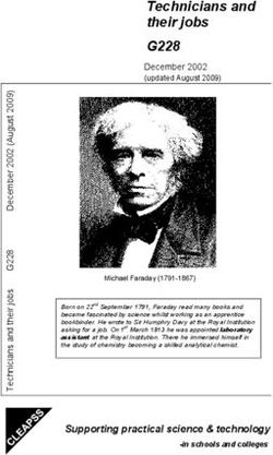 Technicians and their jobs - G228 December 2002 (updated August 2009)