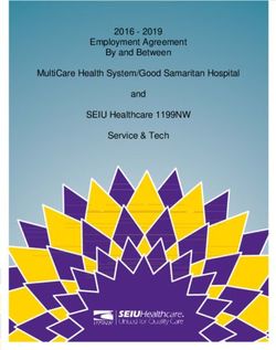 Employment Agreement By and Between MultiCare Health System/Good Samaritan Hospital and SEIU Healthcare 1199NW Service & Tech 2016 2019 - 2019 ...