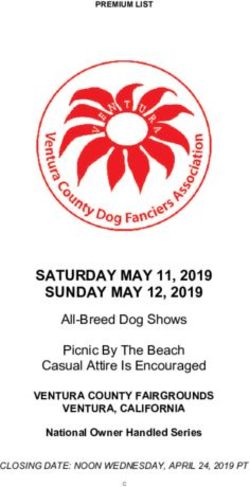 SATURDAY MAY 11, 2019 SUNDAY MAY 12, 2019 - All-Breed Dog Shows Picnic By The Beach Casual Attire Is Encouraged - Jack Bradshaw