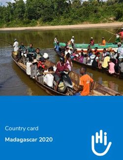 Madagascar 2020 Country card - Handicap International