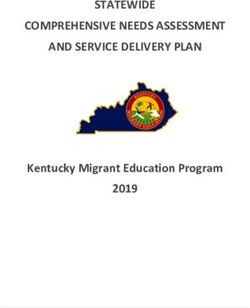 STATEWIDE COMPREHENSIVE NEEDS ASSESSMENT AND SERVICE DELIVERY PLAN - Kentucky Migrant Education Program 2019 - Kentucky Department of ...