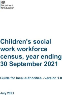 Children's social work workforce census, year ending 30 September 2021 - Guide for local authorities - version 1.0 - GOV.UK