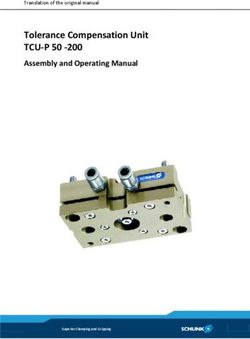Tolerance Compensation Unit - TCU-P 50 -200 Assembly and Operating Manual Translation of the original manual