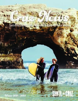 Winter 2021 2022 - Santa Cruz County's Latest Wave of Information for Travel Media