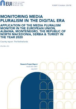 MONITORING MEDIA PLURALISM IN THE DIGITAL ERA
