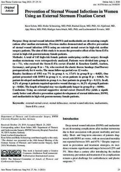 Prevention of Sternal Wound Infections in Women Using an External Sternum Fixation Corset