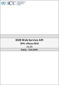 HUB Web Service API IPPC ePhyto HUB v1.15 Public - FAO/IPPC - IPPC ePhyto Solutions