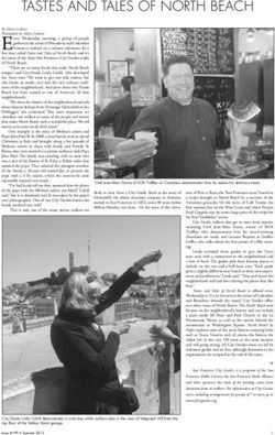 TasTes and Tales of norTh Beach