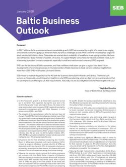 Baltic Business Outlook - January 2018