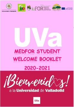 MEDFOR STUDENT WELCOME BOOKLET 2020-2021 - Campus de ...