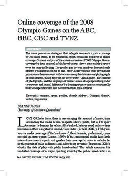 Online coverage of the 2008 Olympic Games on the ABC, BBC, CBC and TVNZ