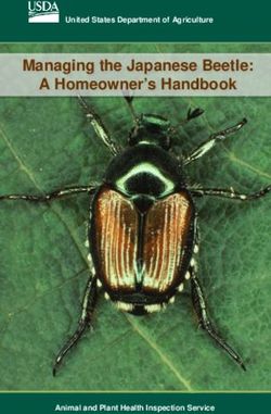 Managing the Japanese Beetle: A Homeowner's Handbook - United States Department of Agriculture - Animal and Plant Health Inspection Service - USDA ...