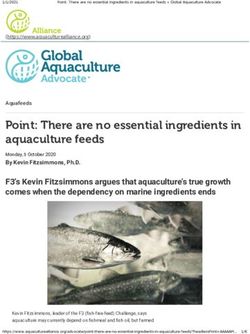 Point: There are no essential ingredients in aquaculture feeds