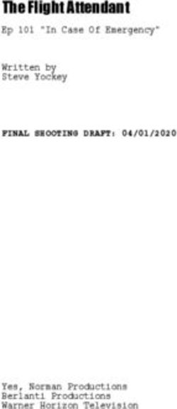 The Flight Attendant Ep 101 "In Case Of Emergency" - FINAL SHOOTING DRAFT: 04/01/2020 - Deadline