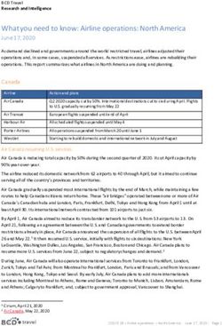 What you need to know: Airline operations: North America - BCD Travel