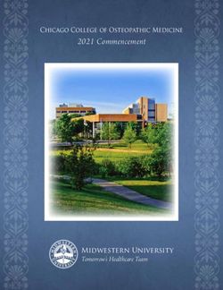 2021 Commencement - Midwestern University Tomorrow's Healthcare Team - Chicago College of Osteopathic Medicine 2021 ...