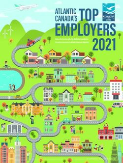 TOP EMPLOYERS 2021 ATLANTIC - Researched and complied by MediaCorp Canada Inc. Presented exclusively by Atlantic Business Magazine - Canada's ...