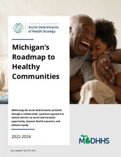 Michigan's Roadmap to Healthy Communities - State of ...