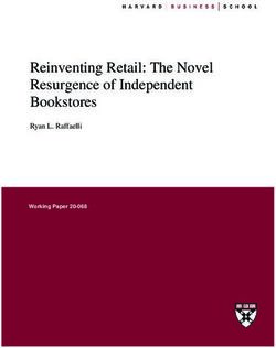 Reinventing Retail: The Novel Resurgence of Independent Bookstores - Ryan L. Raffaelli - Harvard Business School