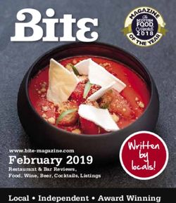 Written by locals! February 2019 - Local Independent Award Winning - Bite Magazine