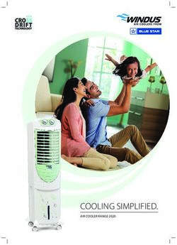 COOLING SIMPLIFIED. AIR COOLER RANGE 2020 - Blue Star