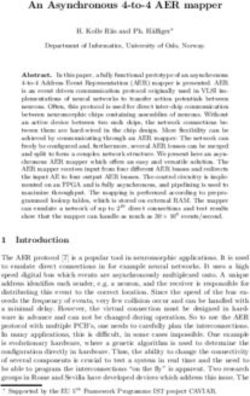 An Asynchronous 4-to-4 AER mapper