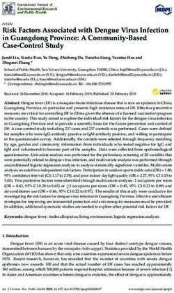 Risk Factors Associated with Dengue Virus Infection in Guangdong Province: A Community-Based Case-Control Study - MDPI