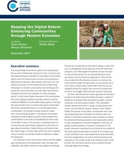 Reaping the Digital Return: Enhancing Communities through Modern Extension - Chicago ...
