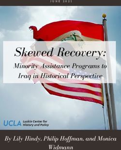 Skewed Recovery: Minority Assistance Programs to Iraq in Historical Perspective - By Lily Hindy, Philip Hoffman, and Monica