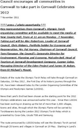 Council encourages all communities in Cornwall to take part in Cornwall Celebrates 2012