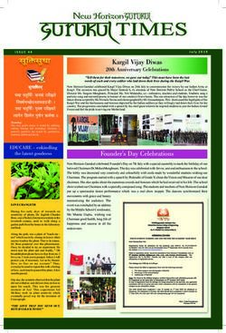 Kargil Vijay Diwas 20th Anniversary Celebrations - New Horizon Gurukul