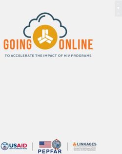 GOING ONLINE TO ACCELERATE THE IMPACT OF HIV PROGRAMS - FHI 360