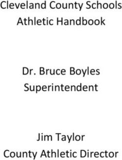 Cleveland County Schools Athletic Handbook Dr. Bruce Boyles Superintendent Jim Taylor County Athletic Director