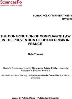 THE CONTRIBUTION OF COMPLIANCE LAW IN THE PREVENTION OF OPIOID CRISIS IN FRANCE