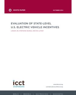 EVALUATION OF STATE-LEVEL U.S. ELECTRIC VEHICLE INCENTIVES