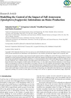 Modelling the Control of the Impact of Fall Armyworm (Spodoptera frugiperda) Infestations on Maize Production