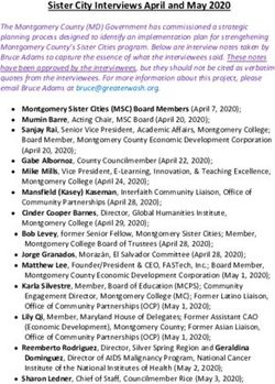 Sister City Interviews April and May 2020 - Montgomery Sister ...