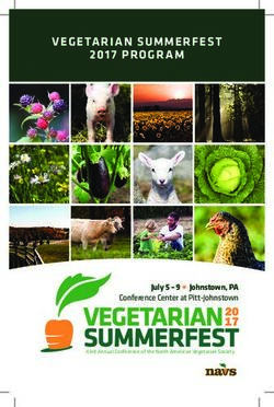 VEGETARIAN SUMMERFEST 2017 PROGRAM - July 5 - 9 Johnstown, PA Conference Center at Pitt-Johnstown - Vegan Summerfest