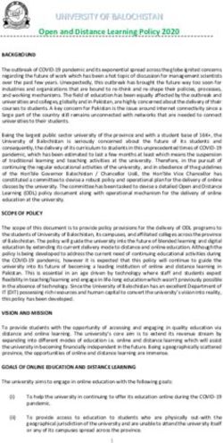 Open and Distance Learning Policy 2020 - University of ...