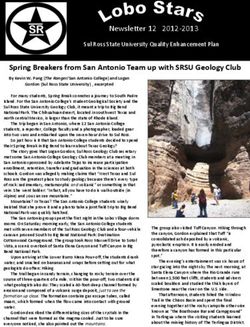 Spring Breakers from San Antonio Team up with SRSU Geology Club