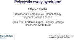 Polycystic ovary syndrome - Stephen Franks Professor of Reproductive Endocrinology, Imperial College London Consultant Endocrinologist, Imperial ...