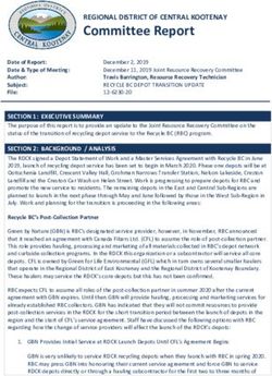 Committee Report REGIONAL DISTRICT OF CENTRAL KOOTENAY