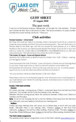 GUFF SHEET - Lake City Athletic Club