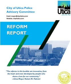 REFORM REPORT City of Utica Police Advisory Committee