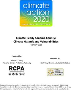 Climate Ready Sonoma County: Climate Hazards and Vulnerabilities - Sonoma County ...